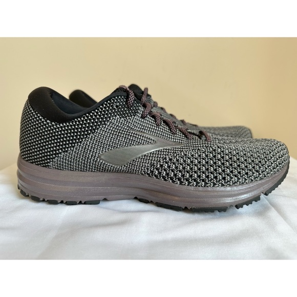 Brooks Revel 2 Arctic Dust Black White Purple DNA Womens Size 9.5 - Picture 3 of 8